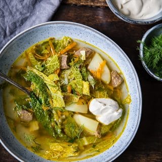 Restorative Beef and Cabbage Soup