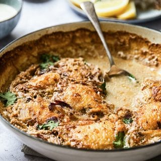 Spiced Chicken Thighs Braised in Milk - Vikalinka