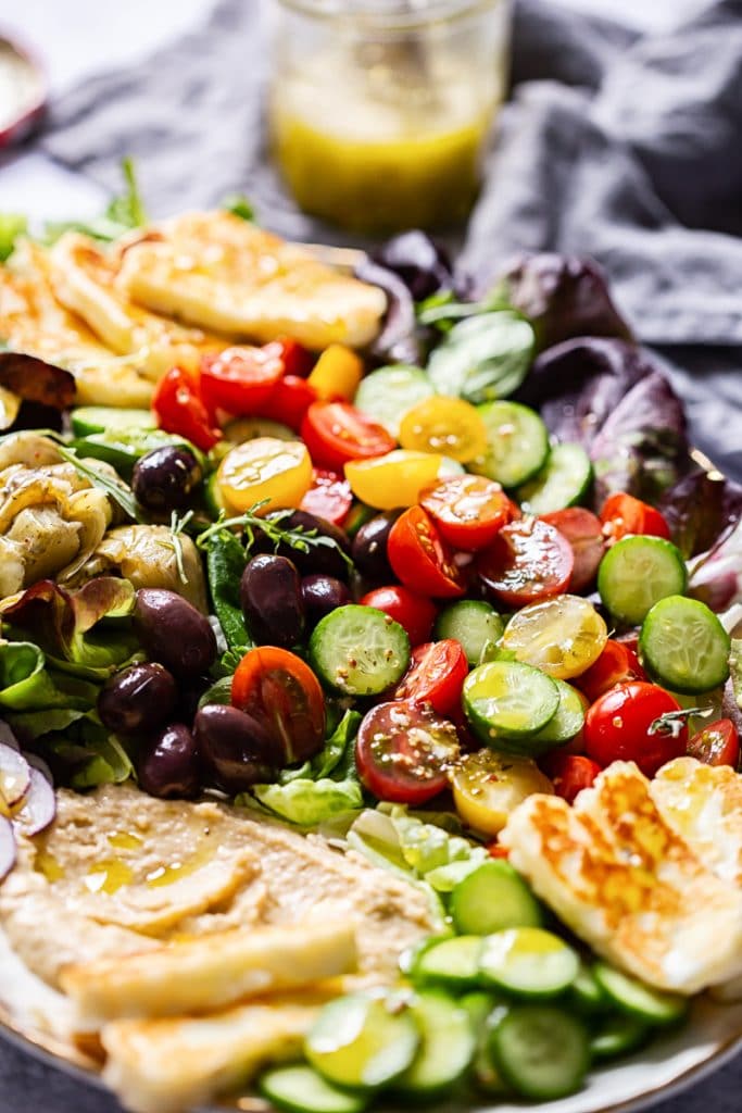 Close up of salad on a plate