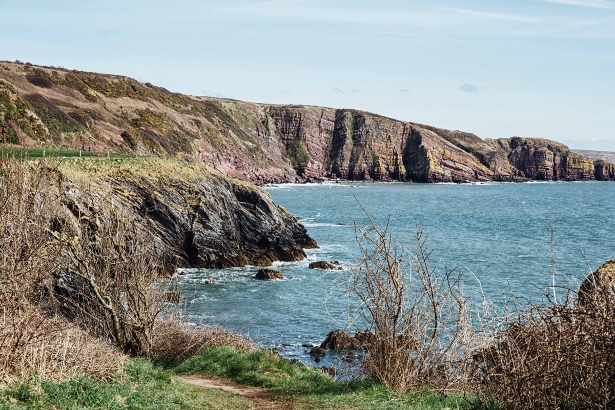 Rocky coastline of South West Wales