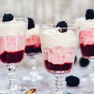 Layered Blackberry Fool