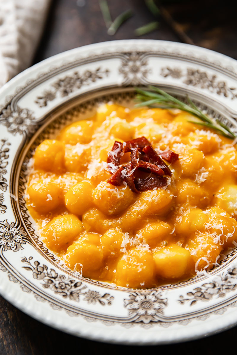 Creamy Butternut Squash Gnocchi - Vikalinka