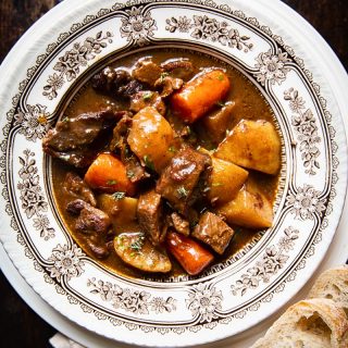 Irish Beef Stew in a bowl