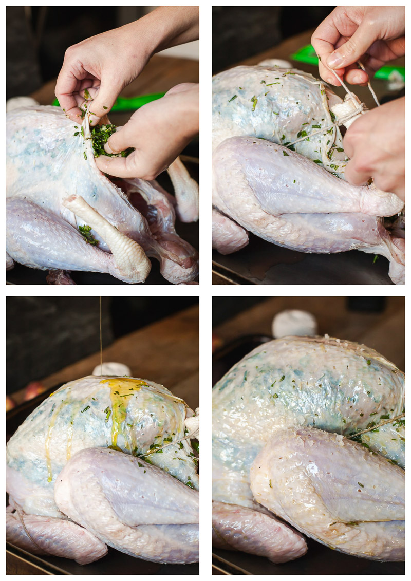 roast turkey preparation process