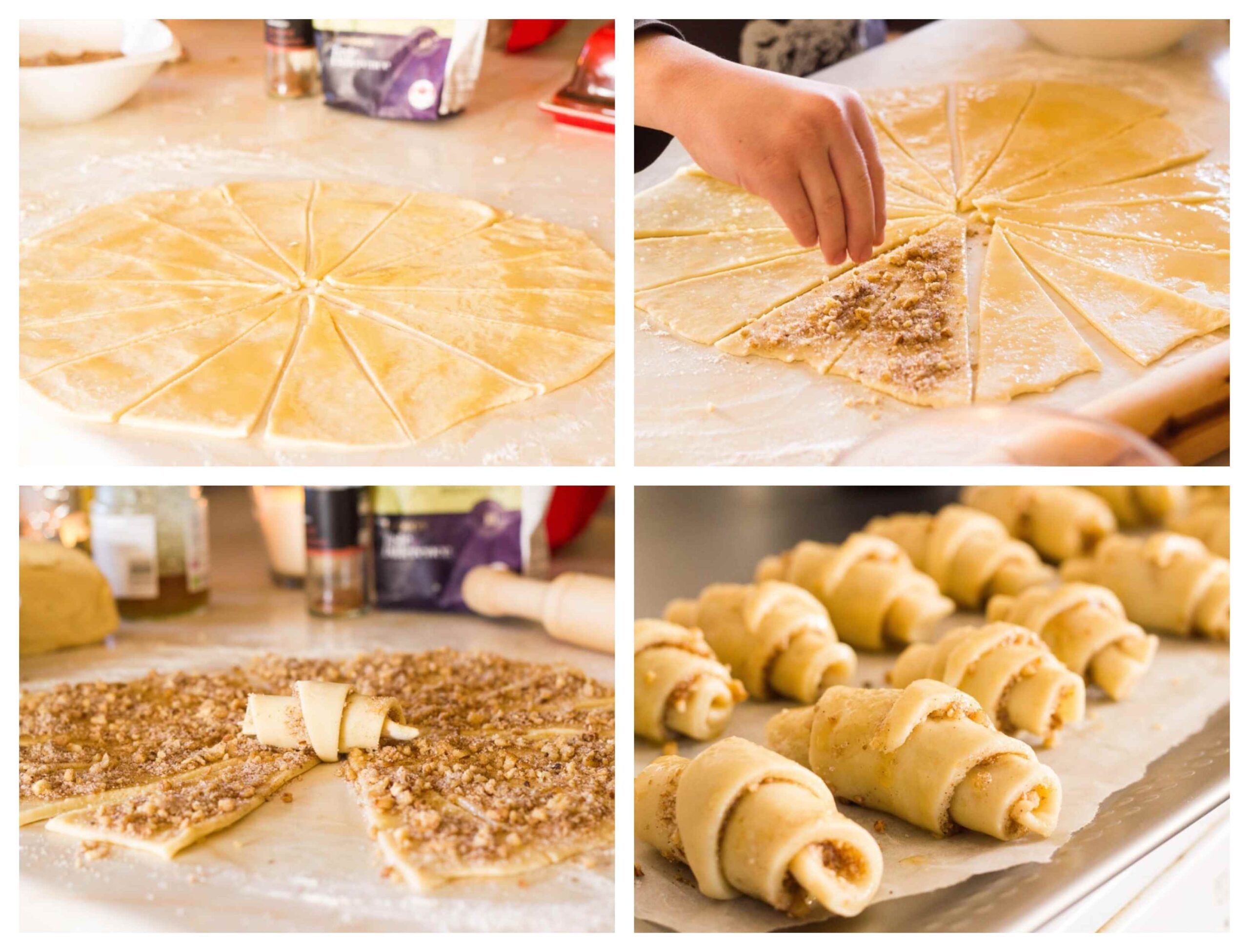 process images for making rugelach