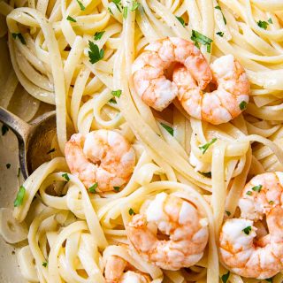 Shrimp Scampi Linguine