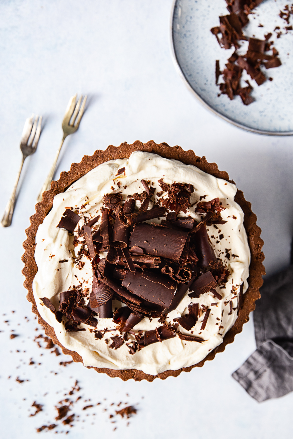 Banoffee Pie view from above