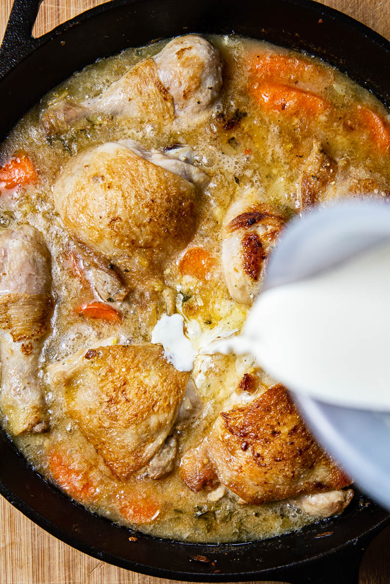 Chicken Casserole with Cream Sauce