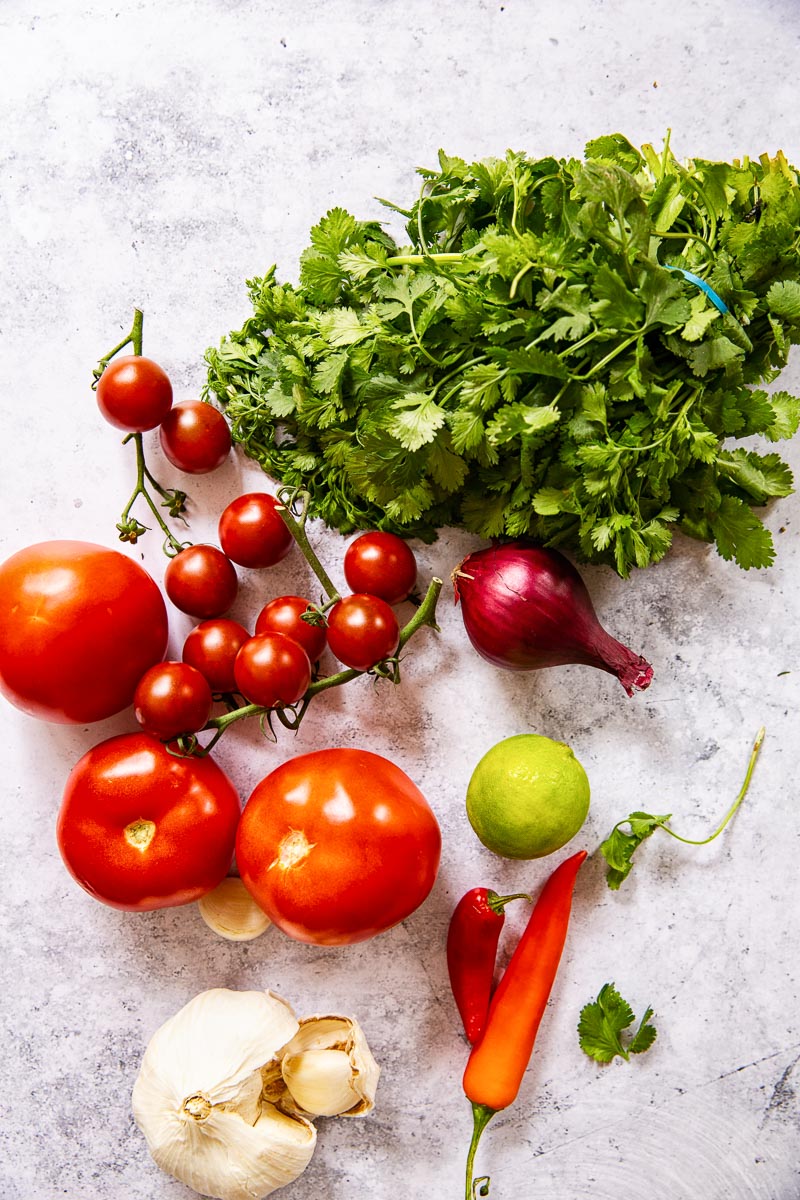 Pico de Gallo ingredients