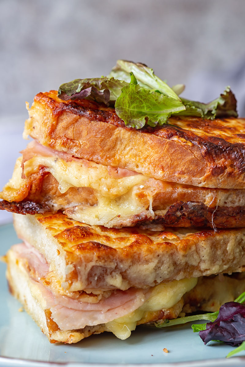 Classic Croque-Monsieur Recipe (French Grilled Ham & Cheese)