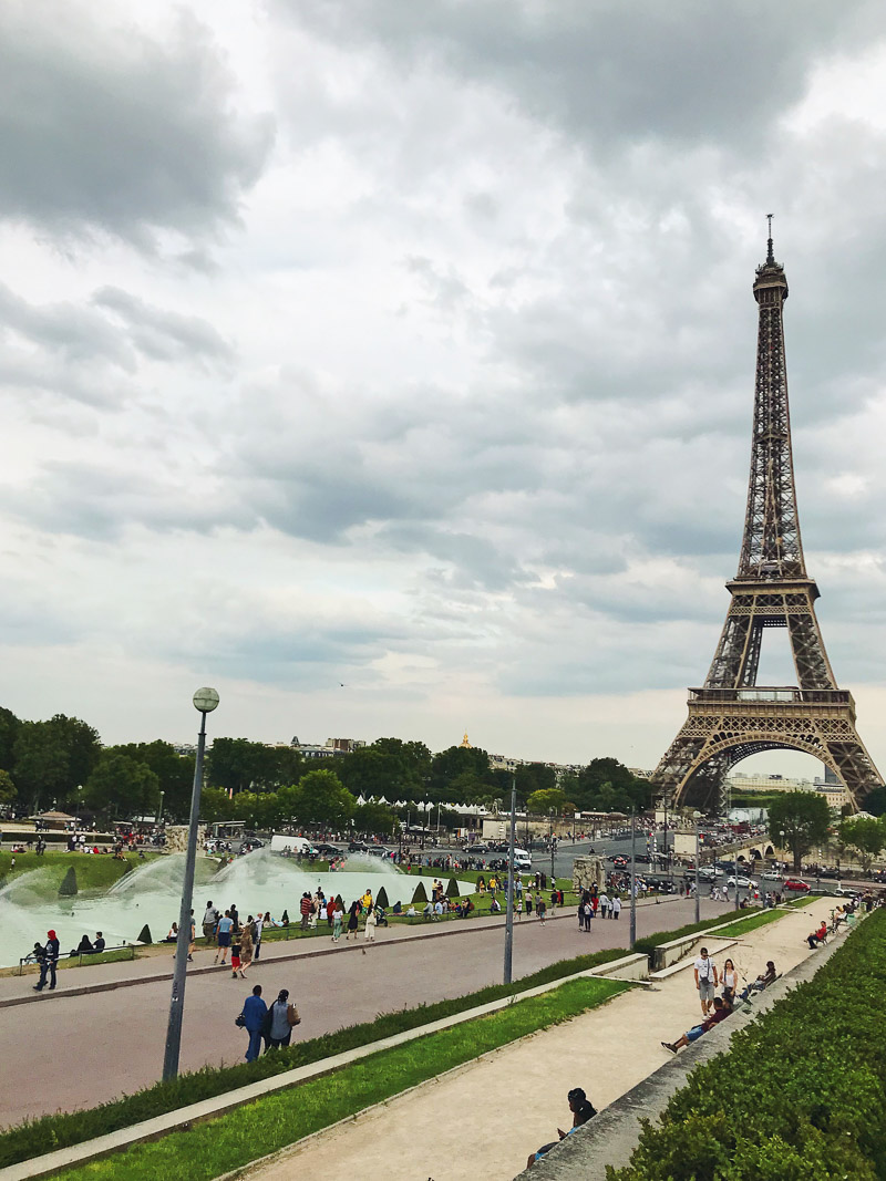 View of the Eiffel Tower