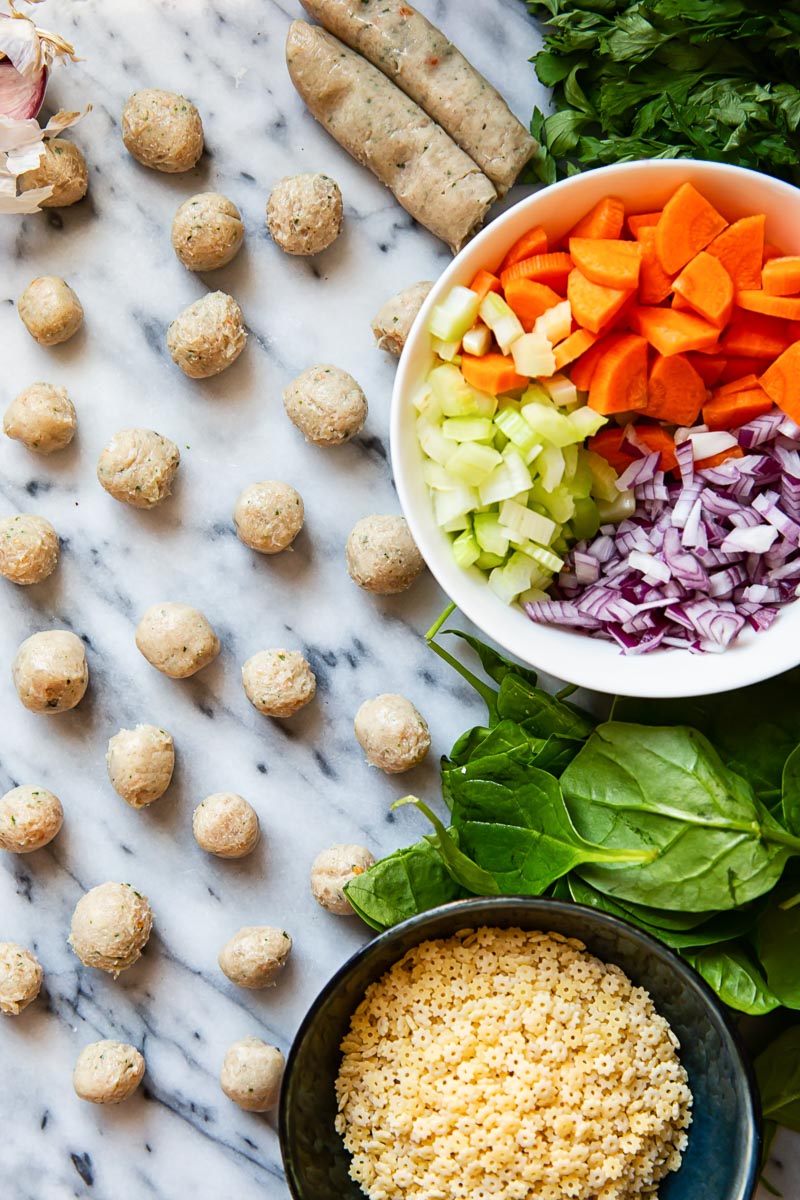 Italian wedding soup ingredients 