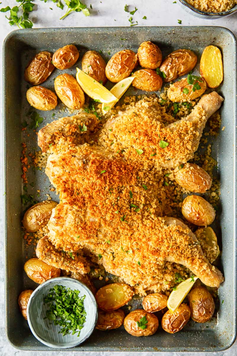 bread crumbs chicken