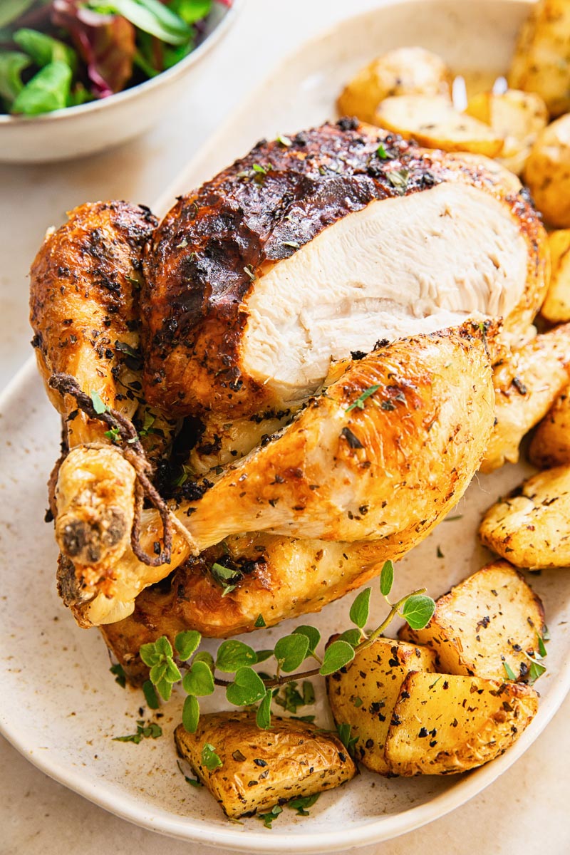 Air Fryer Roasted Whole Chicken Recipe