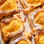 puff pastry pear tarts