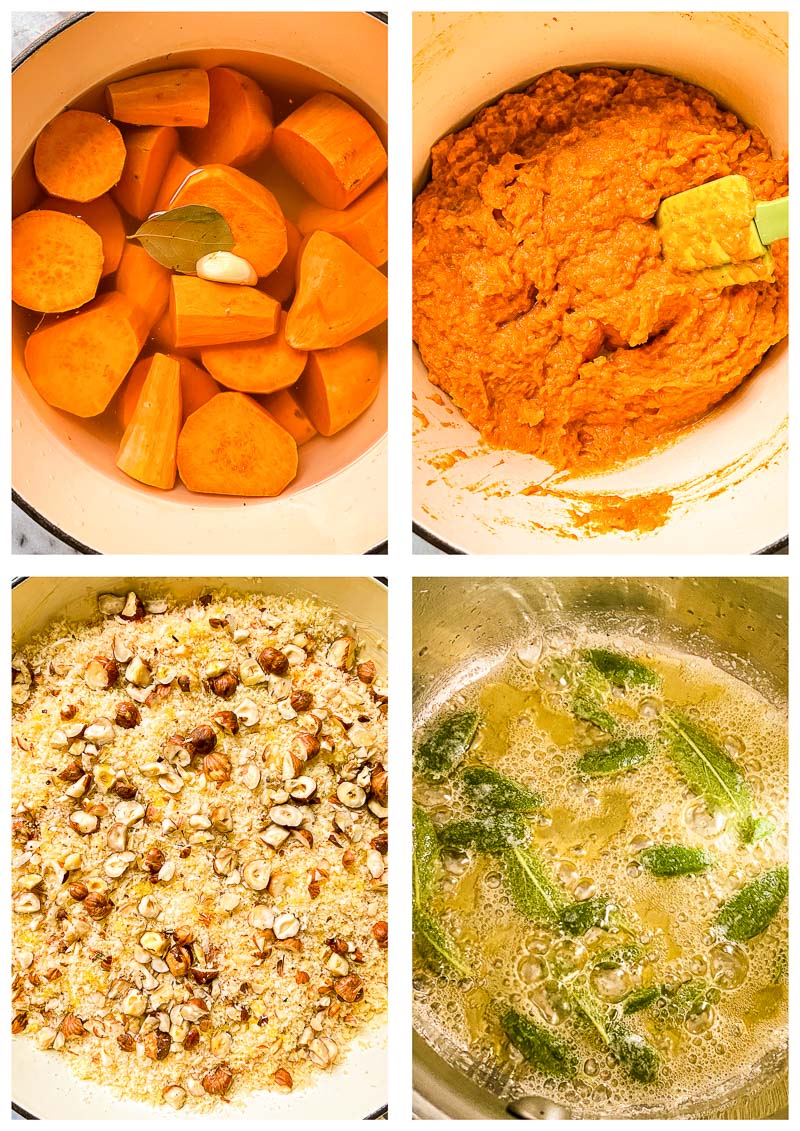 sweet potato casserole process images