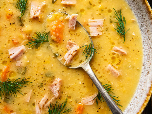 Yellow Split Pea Soup with Ham (Gluten-Free) • The Heritage Cook ®