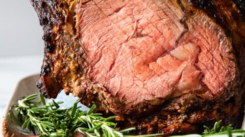 Honey Mustard Crusted Prime Rib Roast