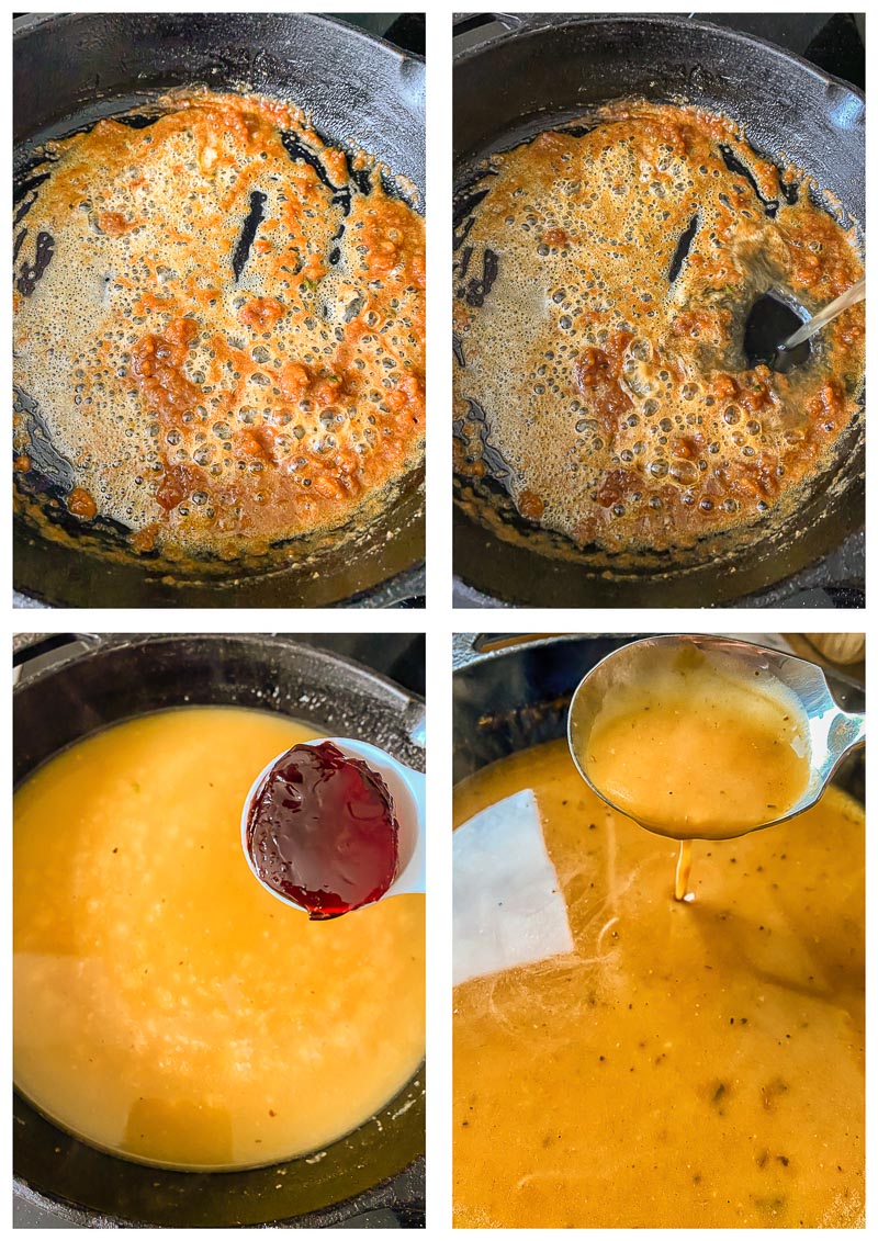 pork gravy process images