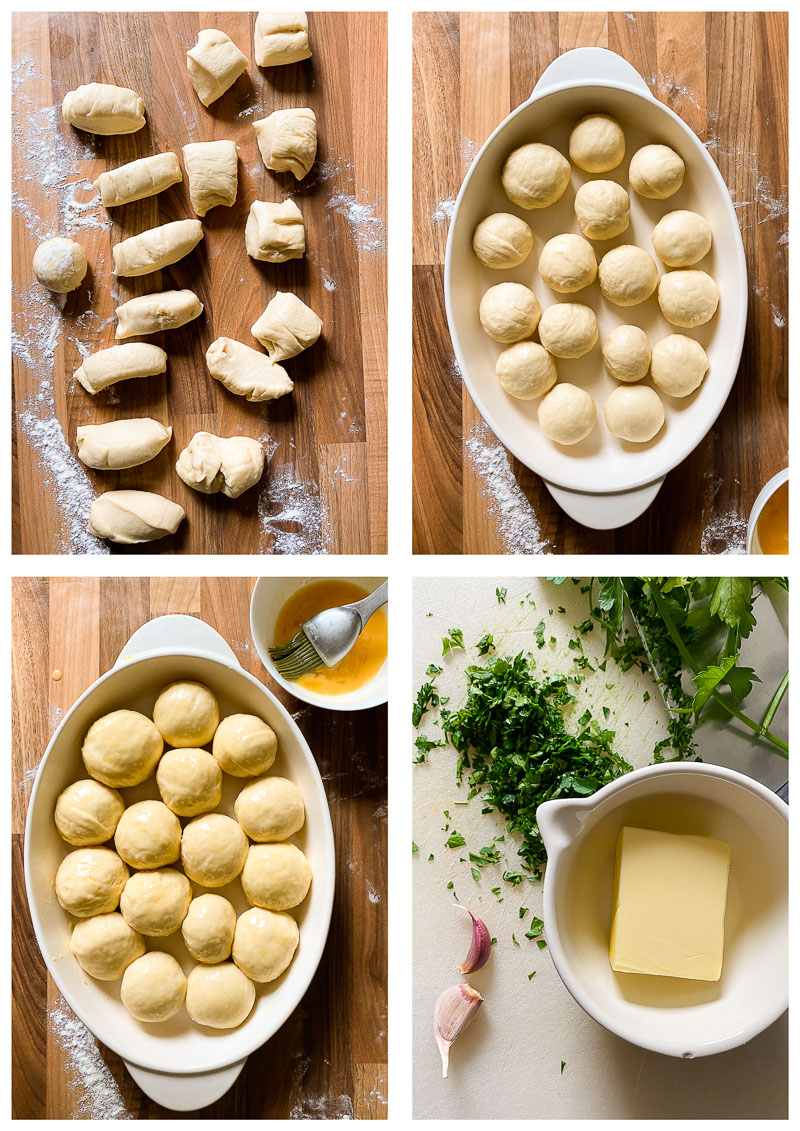 bread rolls process images