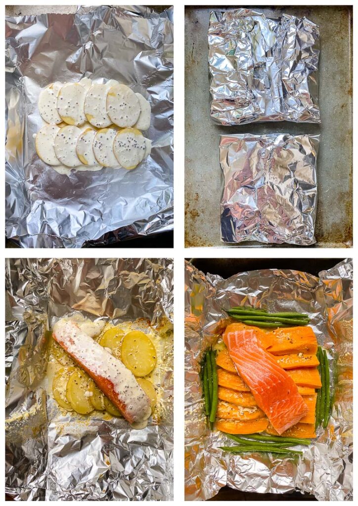 Salmon and Potatoes in Foil (Camping Recipe) - Vikalinka