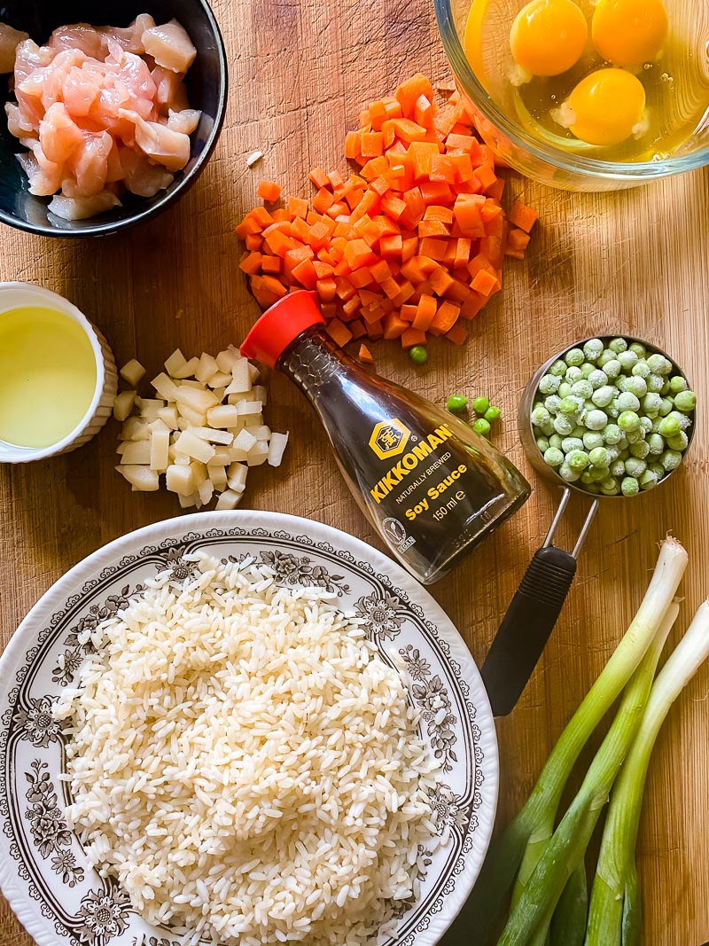 fried rice ingredients