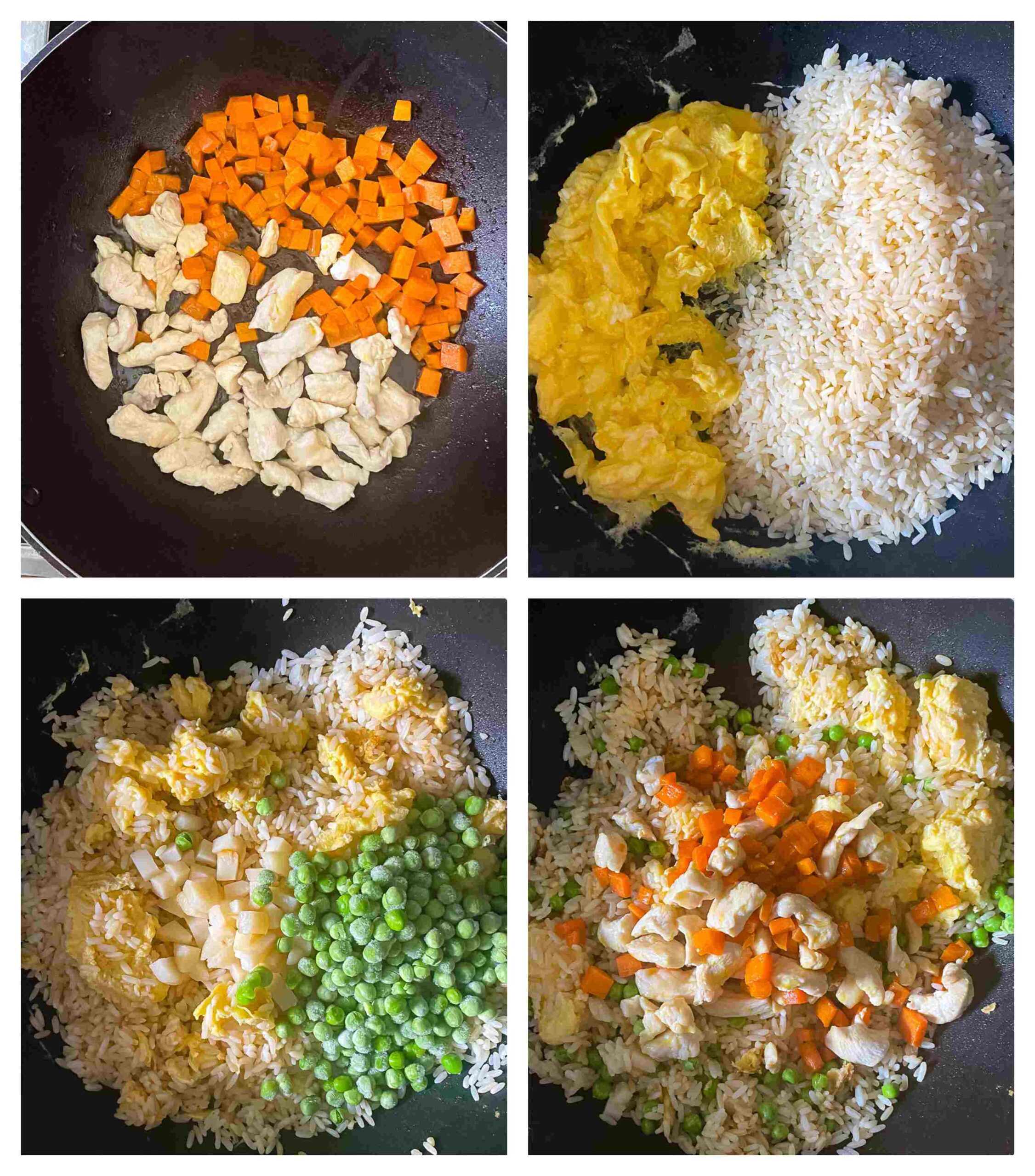 chicken fried rice process imafes