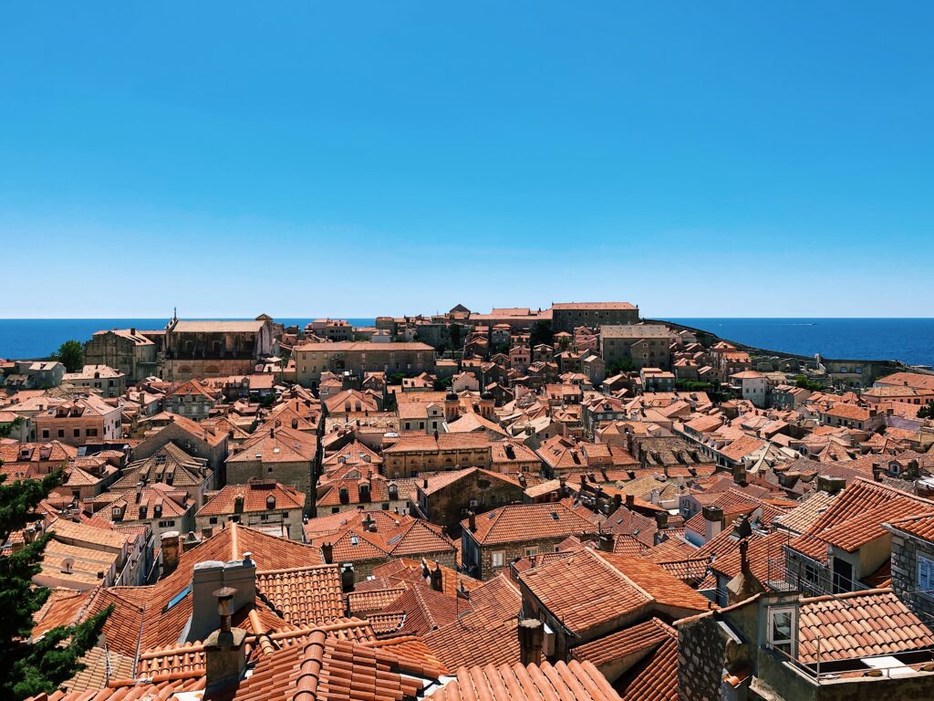 View of the old city from the city walls