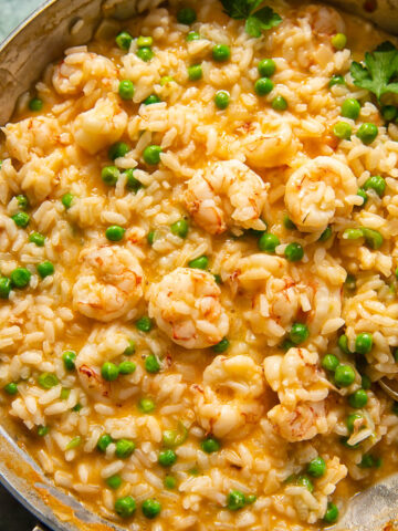 risotto with prawns