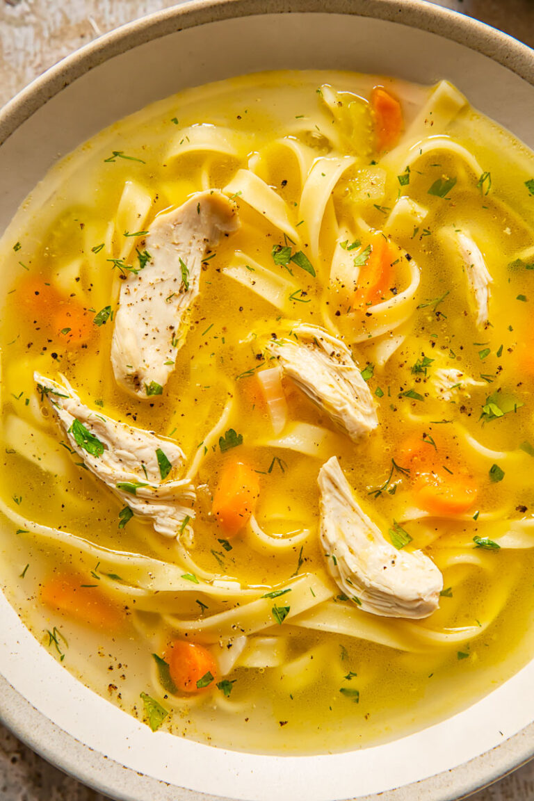 Homemade Chicken Noodle Soup - Vikalinka