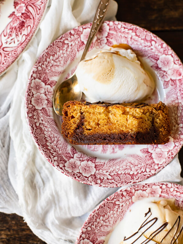 cookie bar on a plate