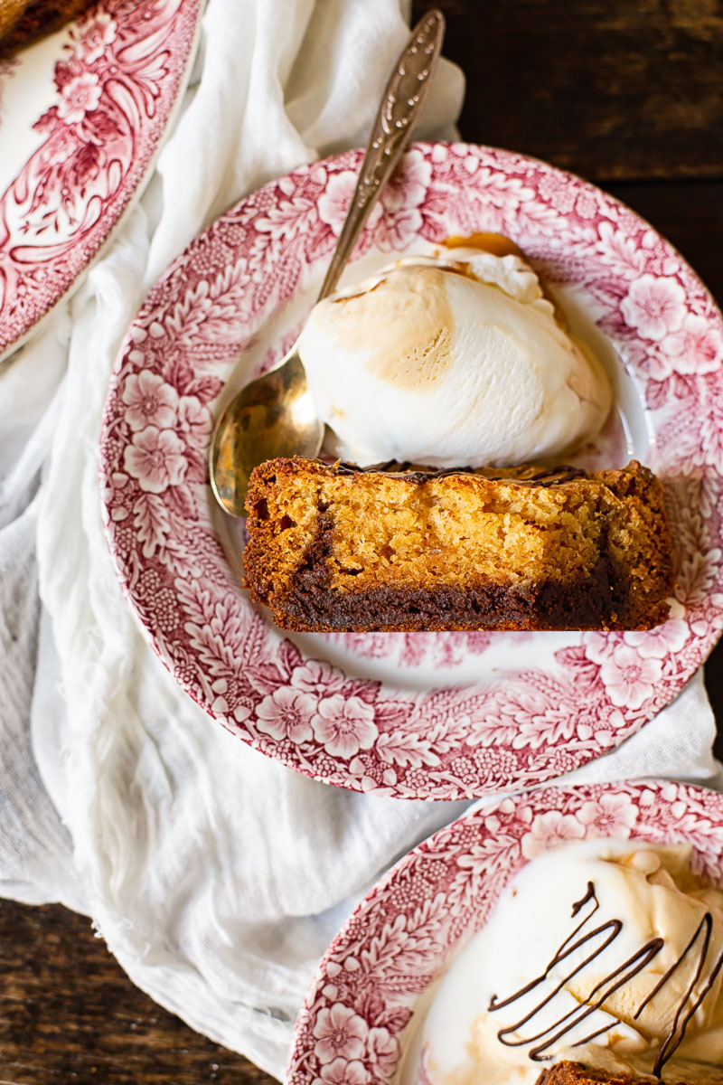 cookie bar on a plate