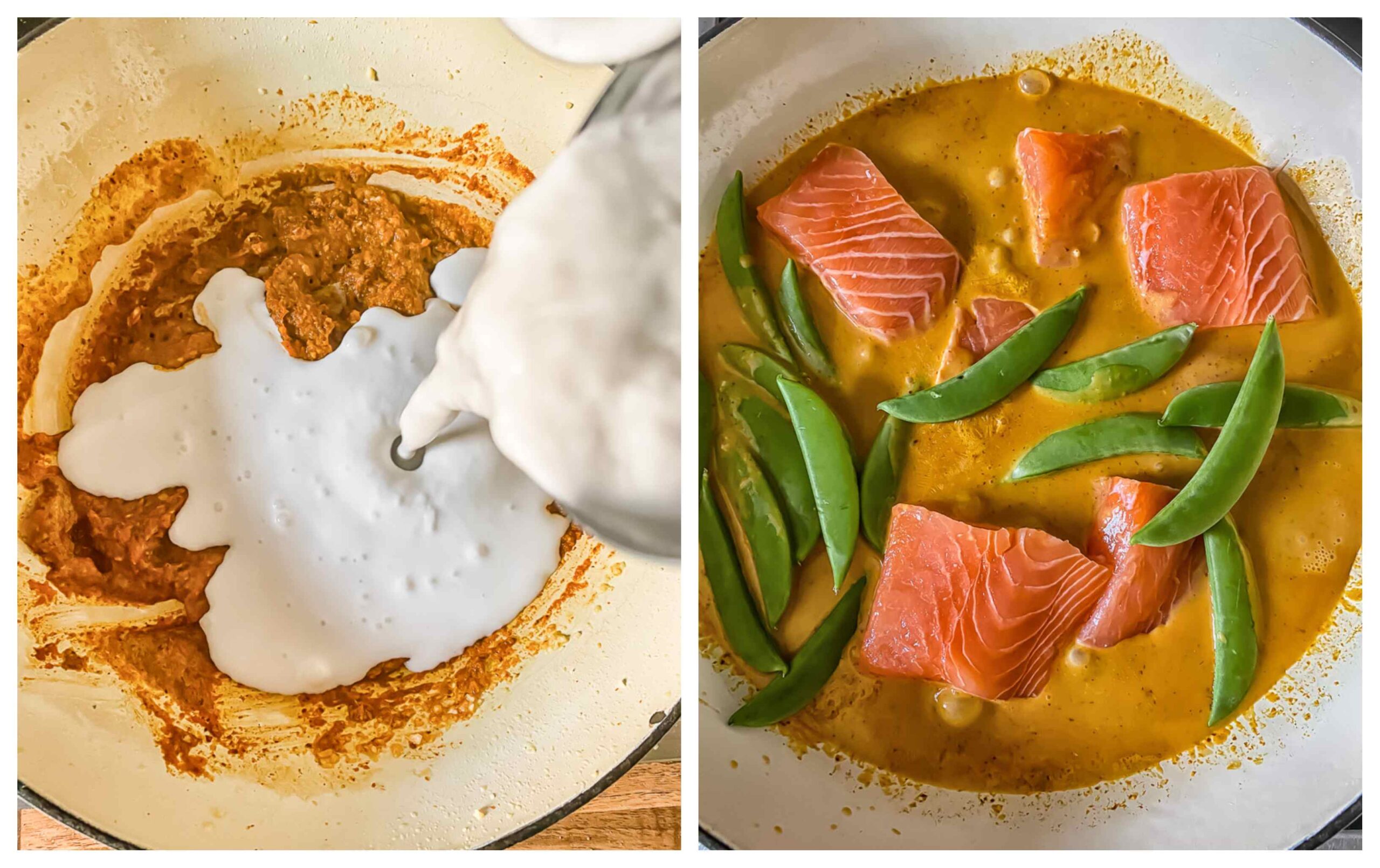 fish curry recipe process images