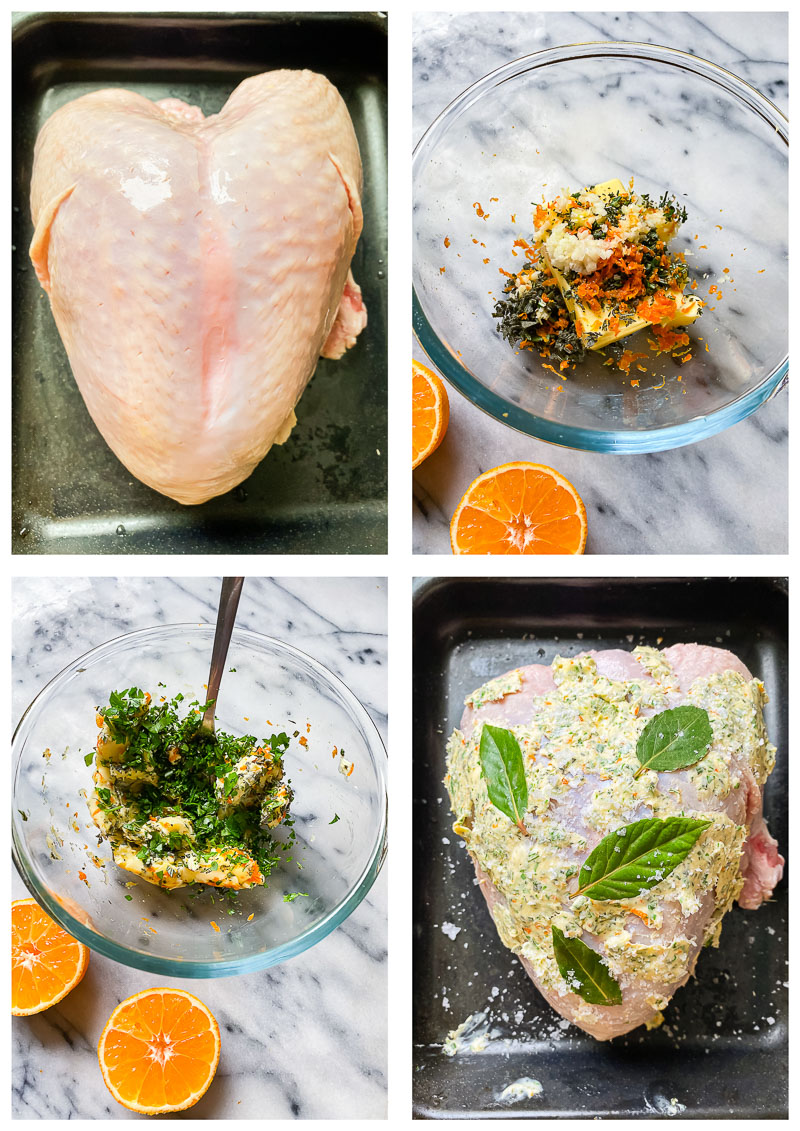 turkey breast process images