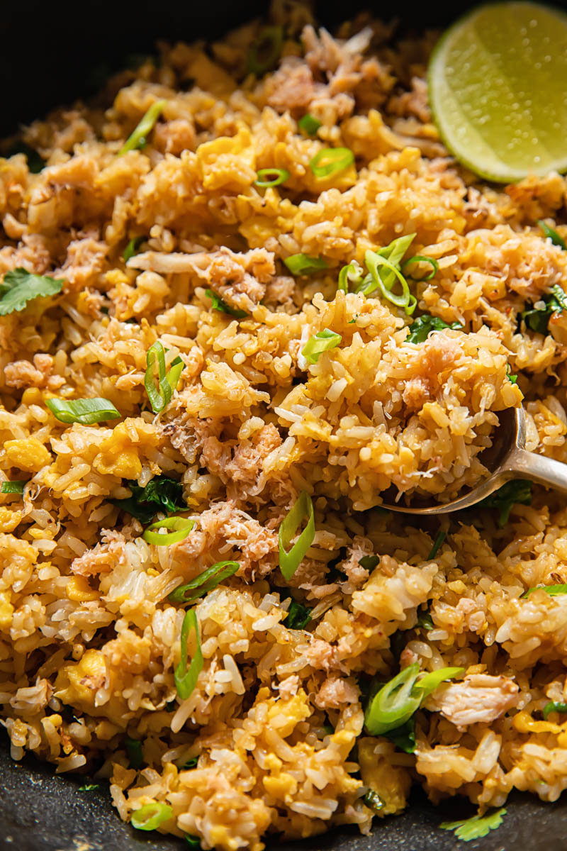 fried rice closeup