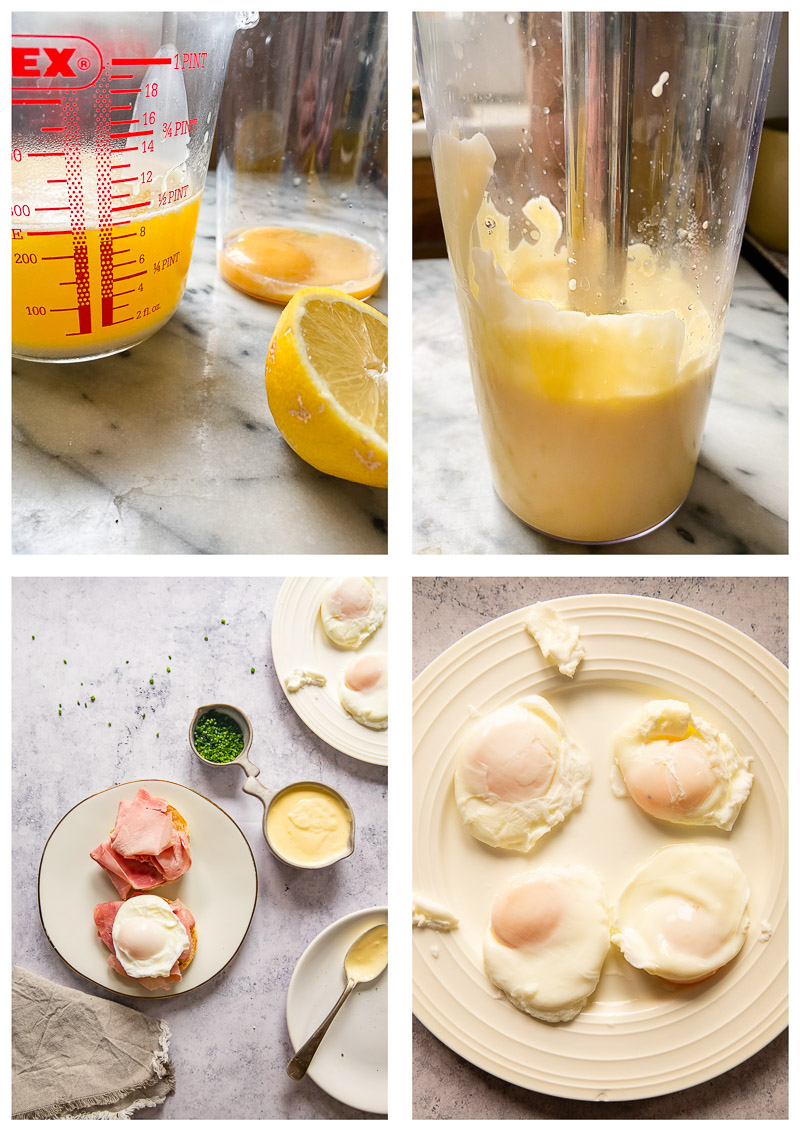eggs benedict recipe process images