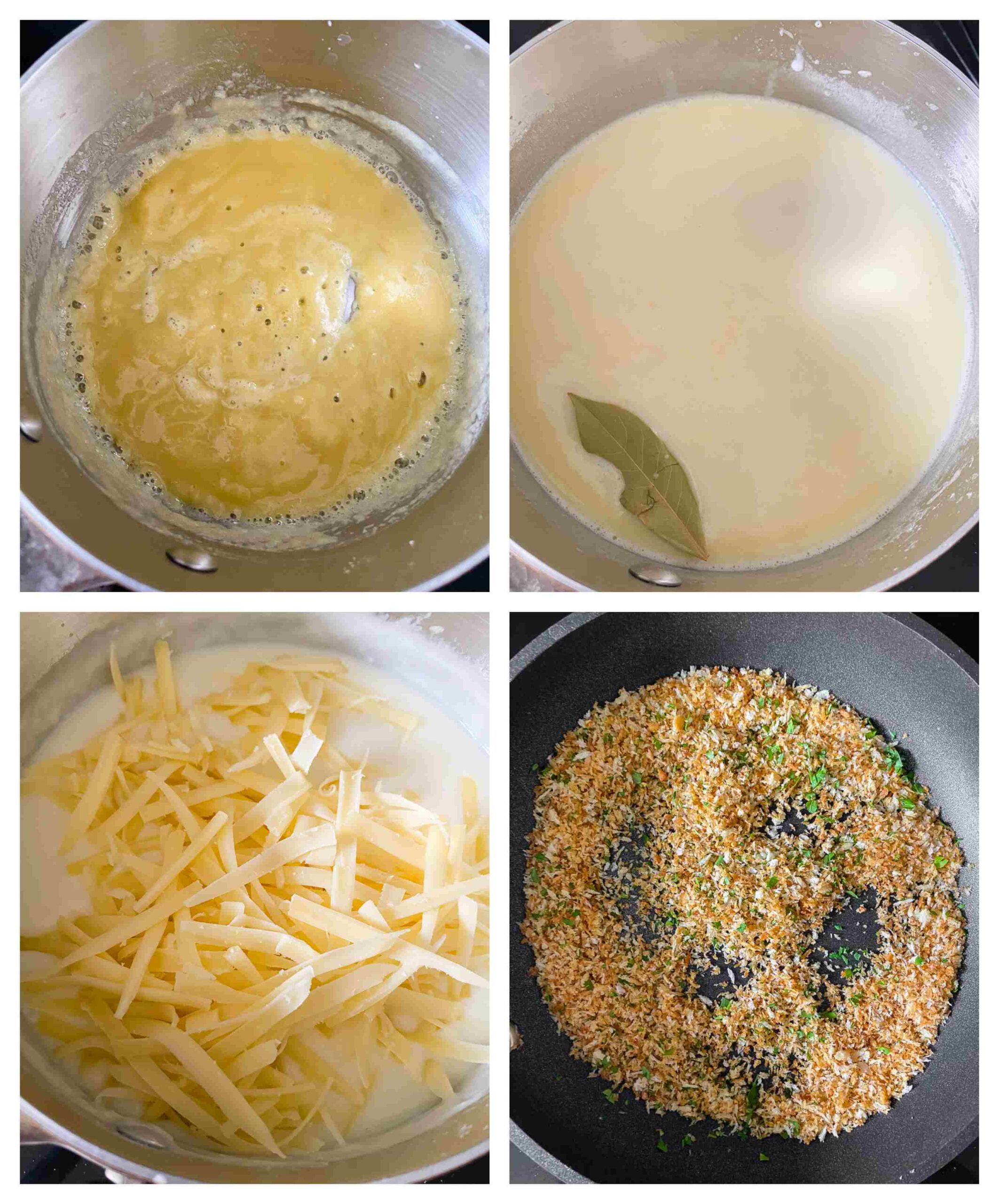 mornay sauce cooking process images