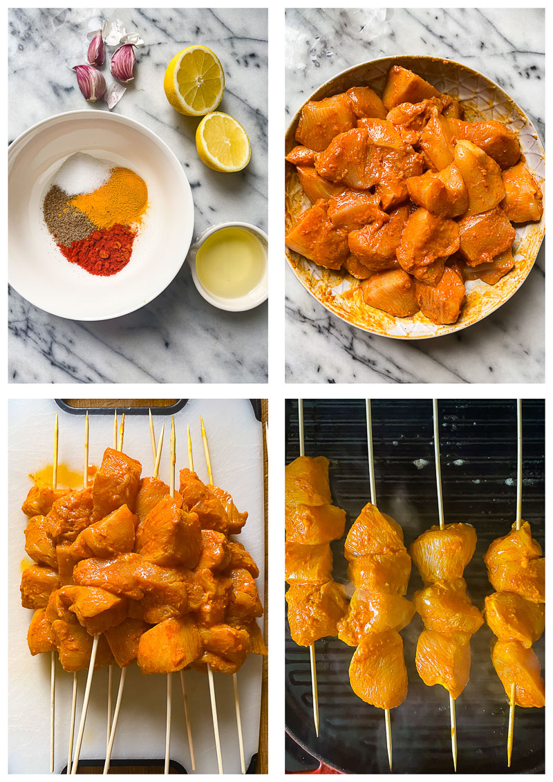 chicken satay recipe process images