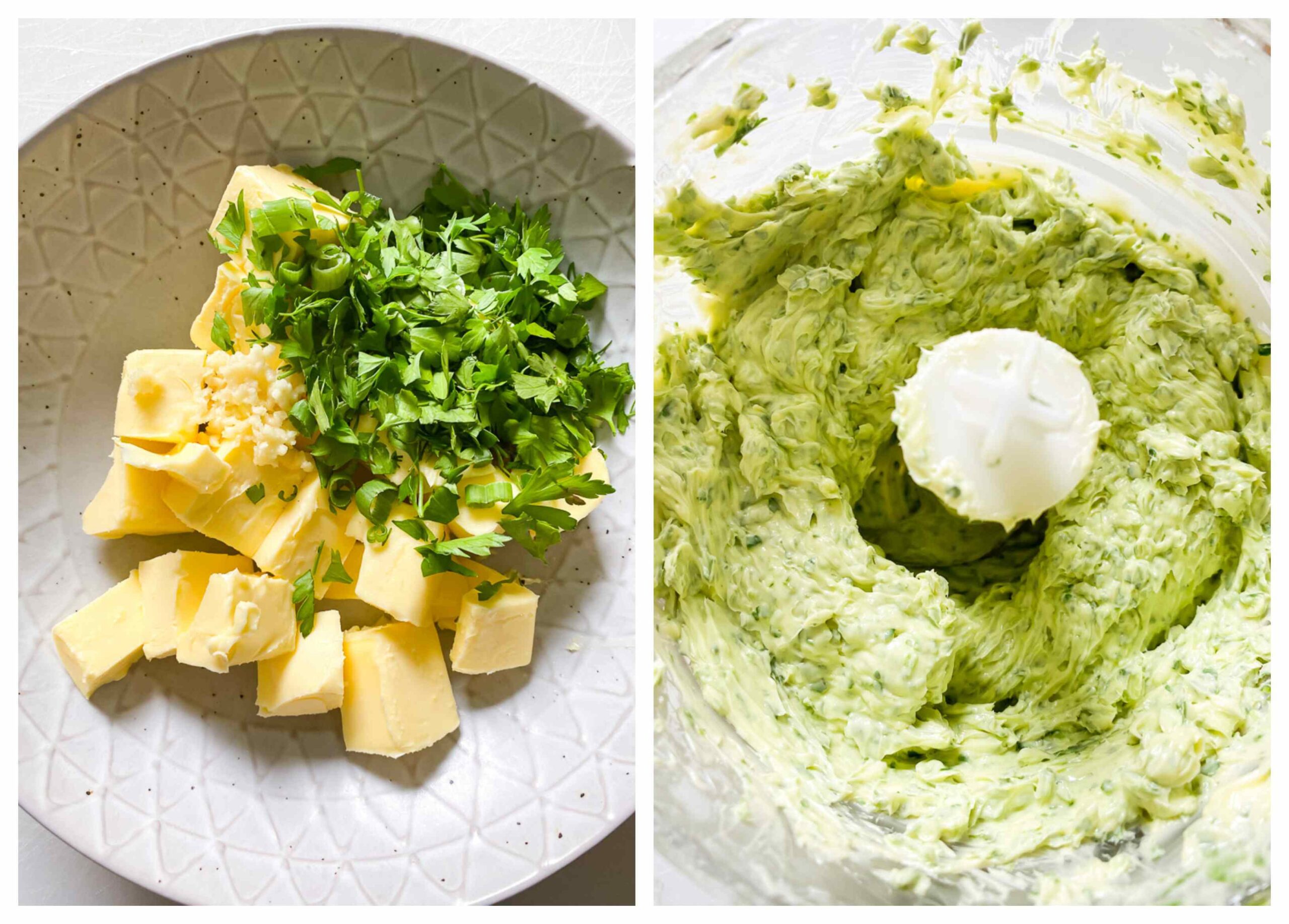 garlic herb butter recipe process images