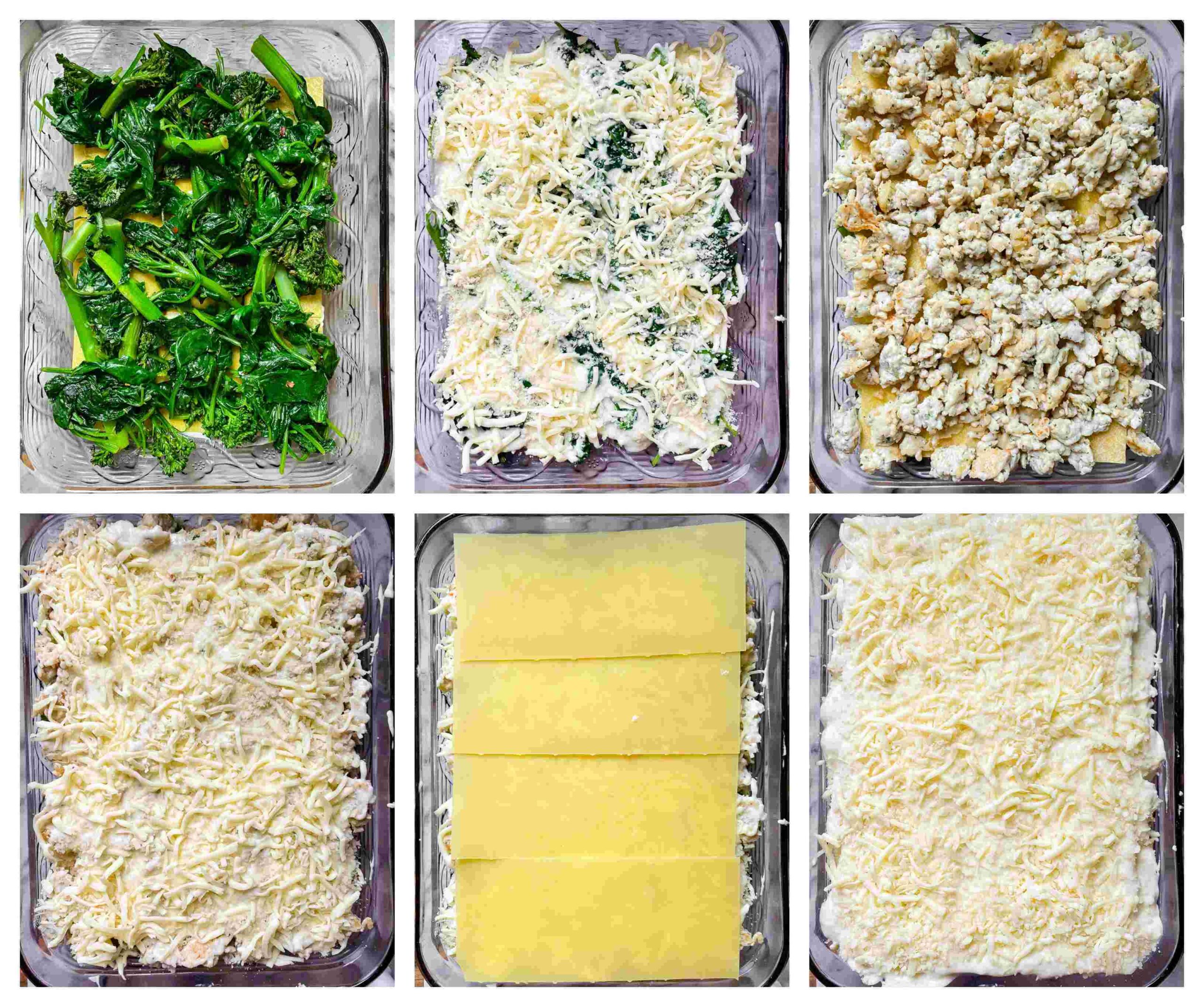 lasagna recipe process images