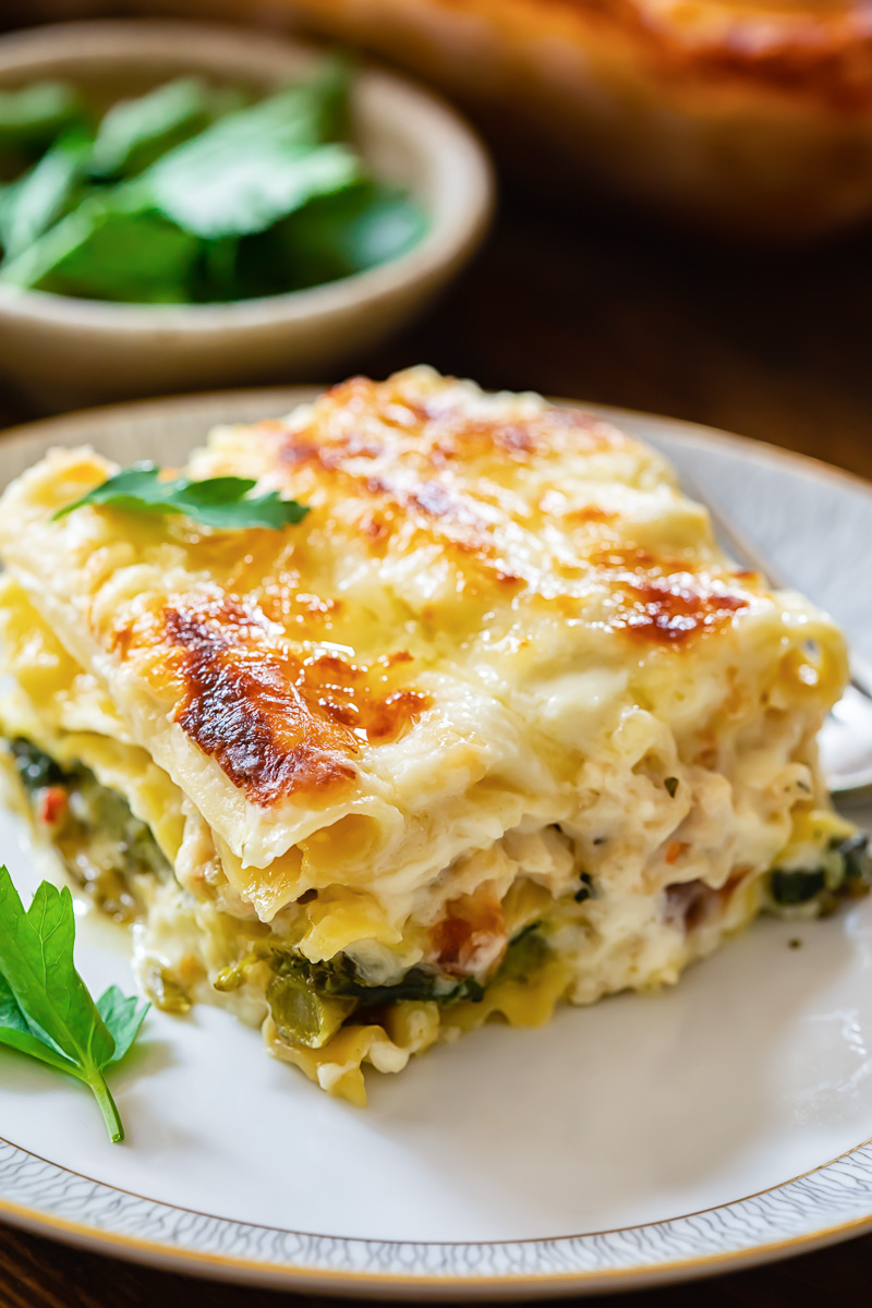 pinterest white chicken lasagna        <h3 class=