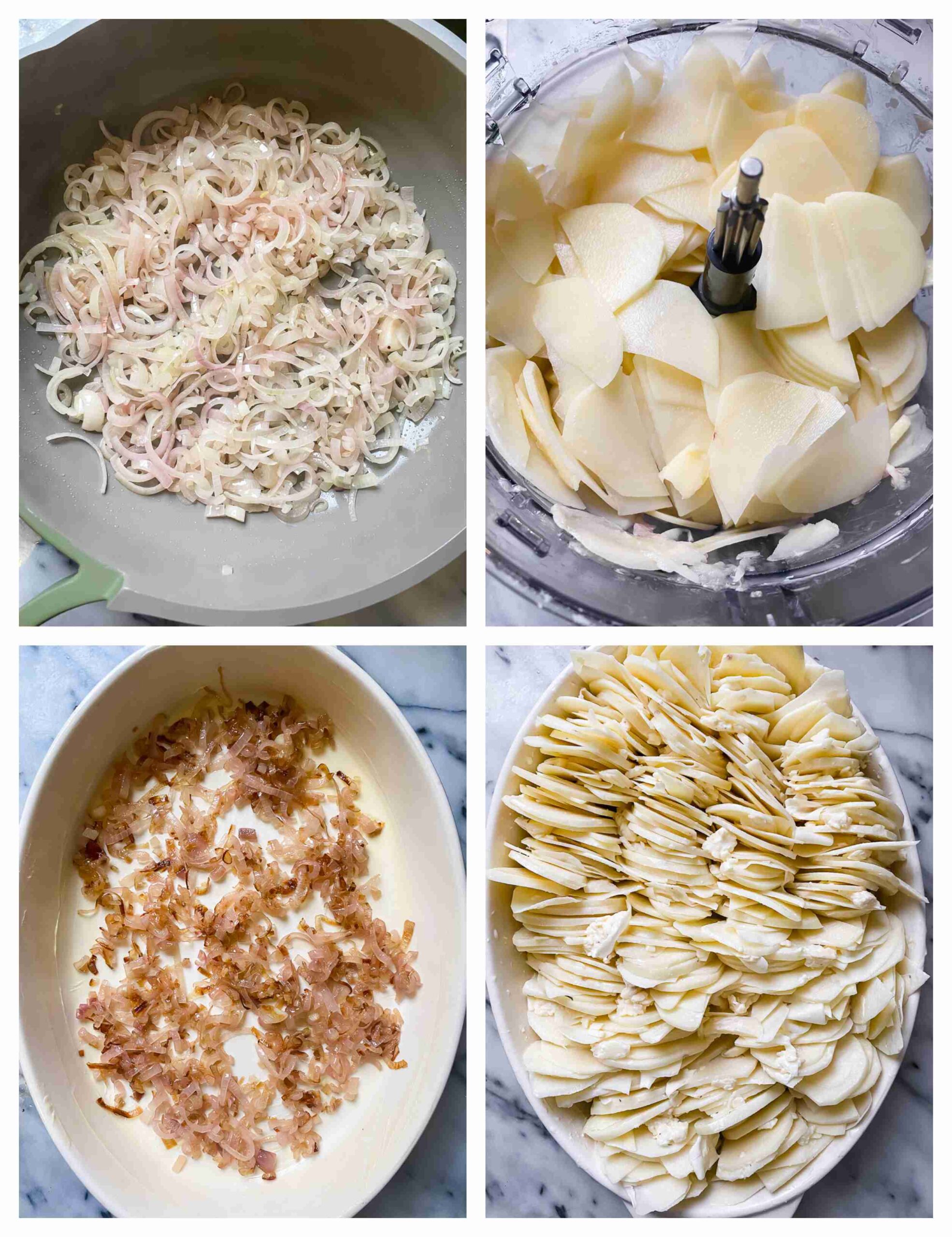 scalloped potato recipe process images