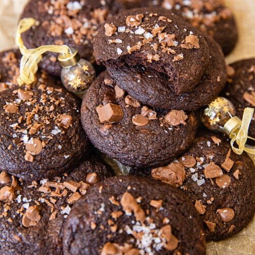 Double Chocolate Mint Cookies Vikalinka