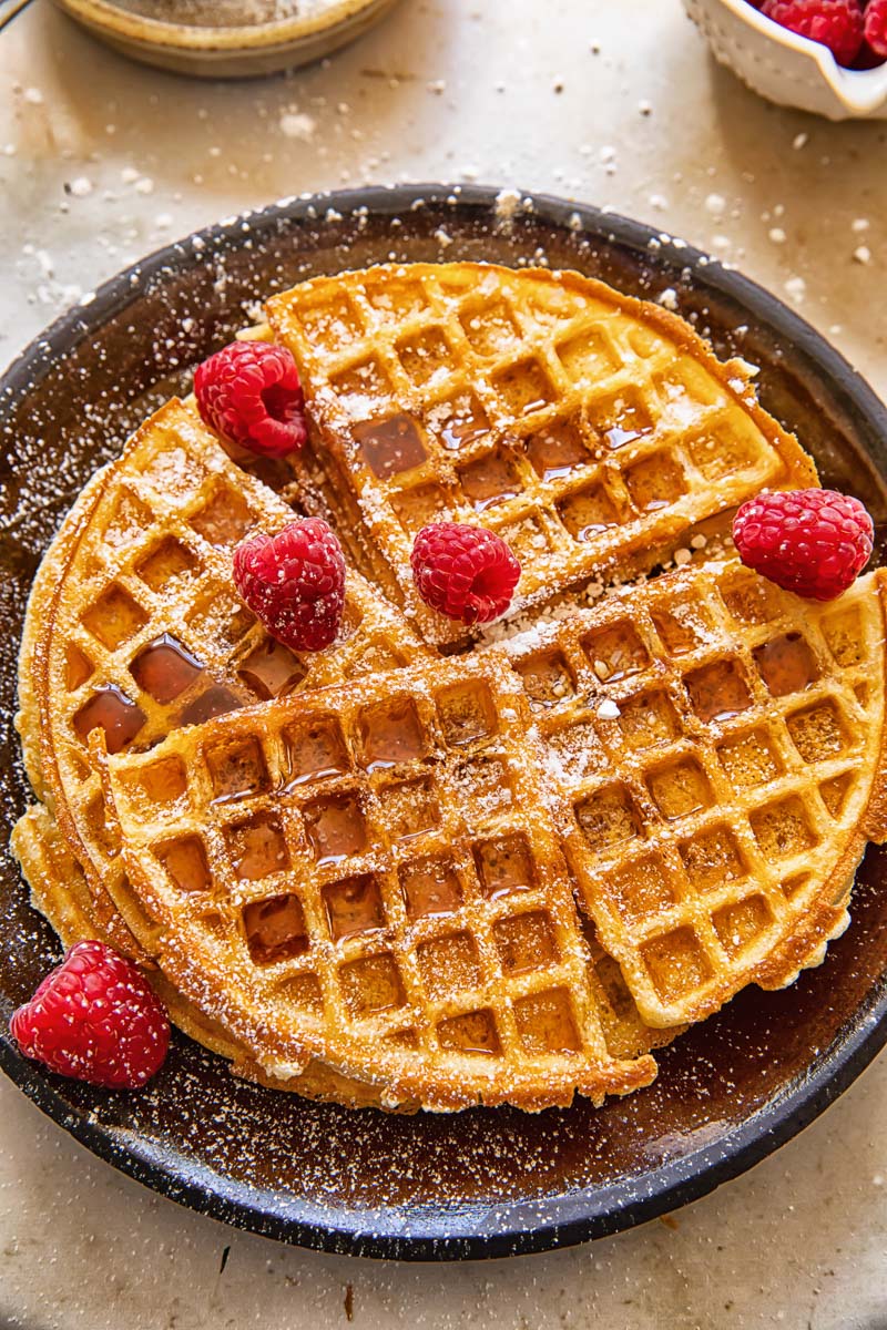 Sour Cream Belgian Waffle Recipe