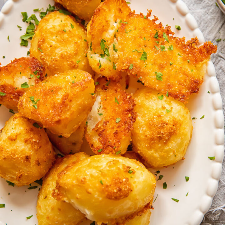 Parmesan Crusted Potatoes - Vikalinka