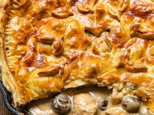 Kurnik – Chicken Pie with Mushrooms, Kasha, Eggs & Homemade