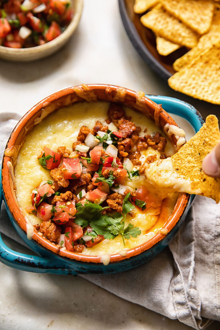 Queso Fundido With Chorizo Vikalinka