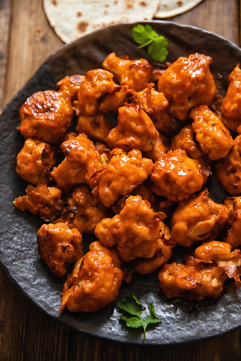 Air Fryer Buffalo Cauliflower Bites - Vikalinka