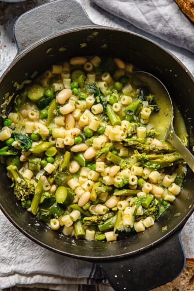 Spring Minestra Spring Minestrone Soup - Vikalinka