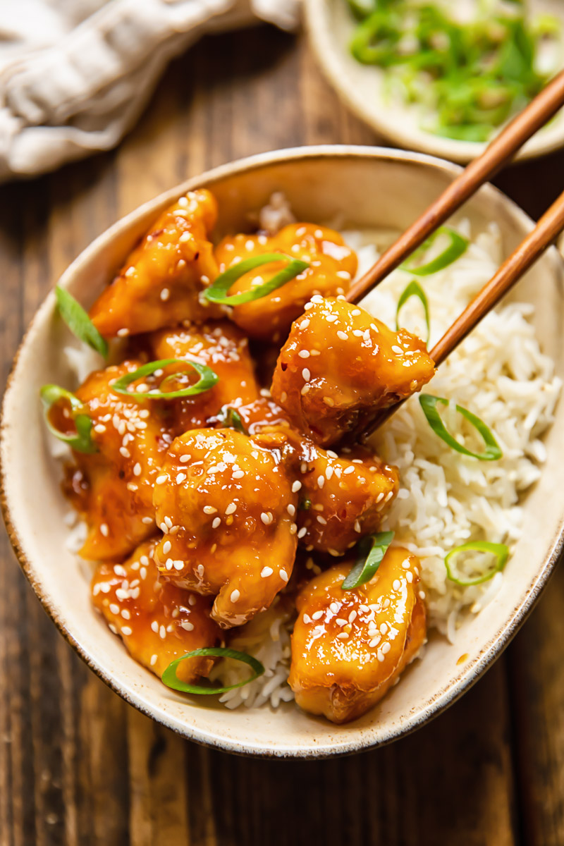 Honey Sesame Chicken - Vikalinka